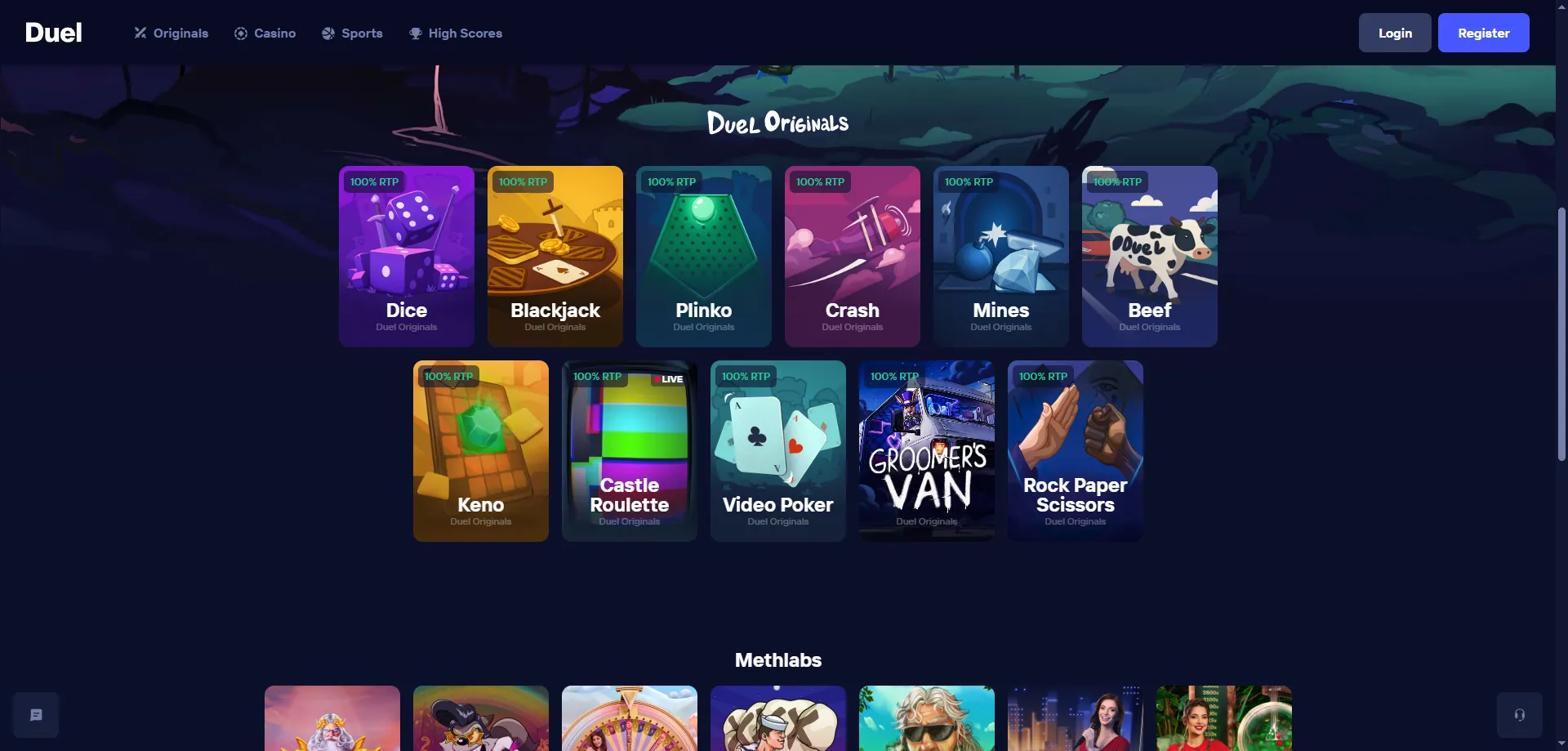 Oltre 5000 slot e giochi live su Duel Casino per giocatori italiani